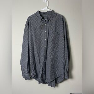 Lyle & Scott Long Sleeve Polo PLAID Shirt XXL‎ COMBED COTTON PLS SEE PICTURE